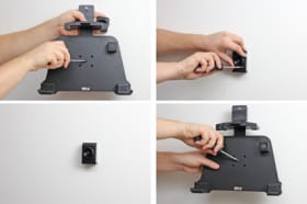 Holder with key-lock for Getac RX10