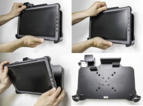 Holder with key-lock for Getac F110