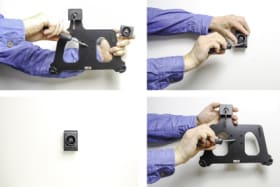 Holder with key-lock for Panasonic FZ-A2