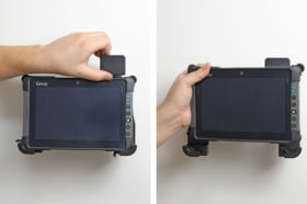 Holder with spring-lock for Getac T800