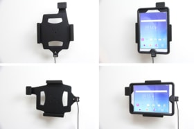 Holder with spring-lock for Samsung Galaxy Tab A 9.7