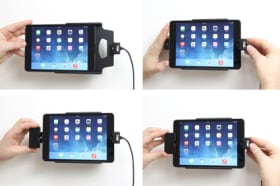 Holder with spring-lock for Apple iPad Mini 2 (A1489, A1490, A1491)