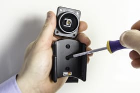 Passive holder with tilt swivel for Nokia 3310 (2017)