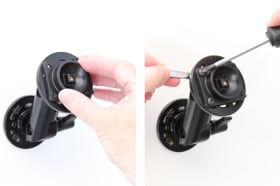 Passive holder with tilt swivel for CAT S41