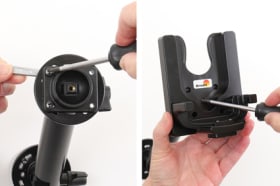 Passive holder with tilt swivel for M3 Mobile SM10-series