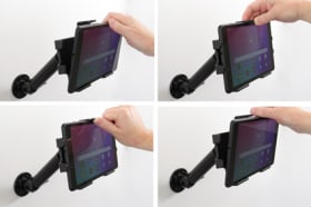 Passive holder with tilt swivel for Samsung Galaxy Tab A 8.0 (2019 SM-T290/SM-T295)