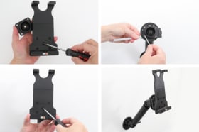 Passive holder with tilt swivel for Microsoft Surface Duo 2