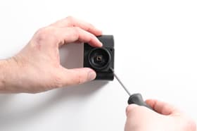 Passive holder with tilt swivel for Zebra EC55