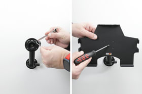 Passive holder with tilt swivel for Apple iPad 11th Gen (2025)