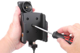 Active holder for fixed installation for VeriFone e285
