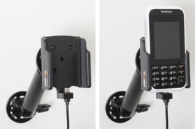 Active holder for fixed installation for VeriFone e285