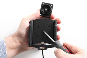 Active holder for fixed installation for Zebra EC55