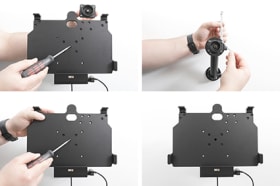 Active holder for fixed installation for Samsung Galaxy Tab Active 4 Pro SM-T630/SM-T636