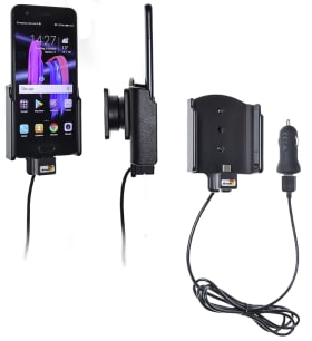  Active holder with USB-cable and cig-plug adapter for Huawei Honor 9