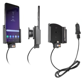  Active holder with USB-cable and cig-plug adapter for Samsung Galaxy S9+