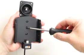 Active holder with USB-cable and cig-plug adapter for Samsung Galaxy S9+
