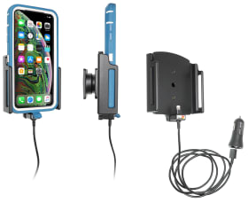  Active holder with USB-cable and cig-plug adapter for Apple iPhone 11 Pro Max