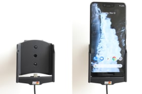 Active holder with USB-cable and cig-plug adapter for Google Pixel 3 XL