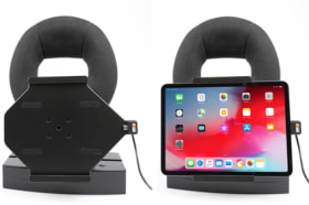 Active holder with USB-cable and cig-plug adapter for Apple iPad Air 4th Gen (A2072, A2316, A2324, A2325)