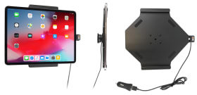  Active holder with USB-cable and cig-plug adapter for Apple iPad Pro 12.9 5th Gen 2021 (A2378, A2379, A2461)