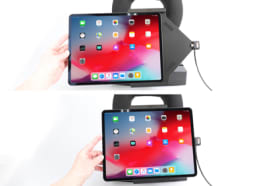 Active holder with USB-cable and cig-plug adapter for Apple iPad Pro 12,9 2018 (A1876, A1895, A1983, A2014)