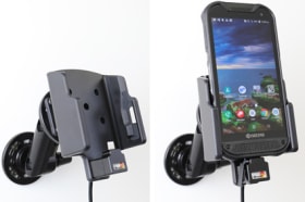 Active holder with USB-cable and cig-plug adapter for Kyocera Duraforce Pro2