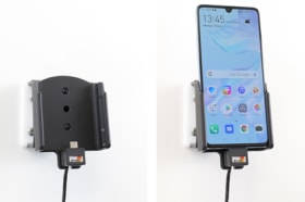 Active holder with USB-cable and cig-plug adapter for Huawei P30