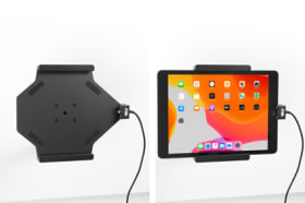 Active holder with USB-cable and cig-plug adapter for Apple iPad 10.2 7th Gen (A2197, A2198, A2200)