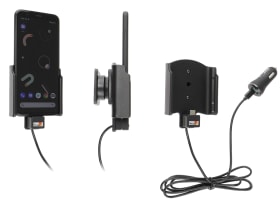  Active holder with USB-cable and cig-plug adapter for Google Pixel 4