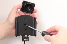 Active holder with USB-cable and cig-plug adapter for Google Pixel 4