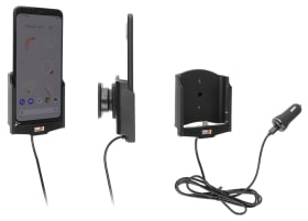  Active holder with USB-cable and cig-plug adapter for Google Pixel 4 XL