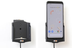 Active holder with USB-cable and cig-plug adapter for Google Pixel 4 XL