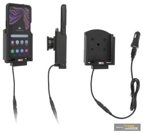  Active holder with USB-cable and cig-plug adapter for Samsung Galaxy Xcover Pro SM-G715