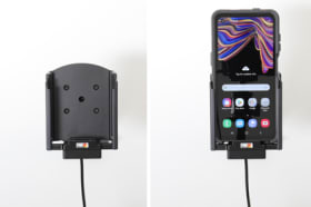 Active holder with USB-cable and cig-plug adapter for Samsung Galaxy Xcover Pro SM-G715