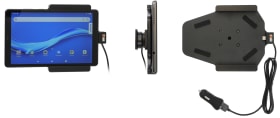  Active holder with USB-cable and cig-plug adapter for Lenovo Tab M8 HD TB-8505XC (USB Type-C)