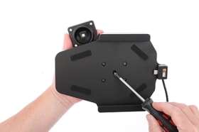 Active holder with USB-cable and cig-plug adapter for Lenovo Tab M8 HD TB-8505XC (USB Type-C)