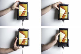 Active holder for fixed installation for Samsung Galaxy Tab Active 2 SM-T390/SM-T395