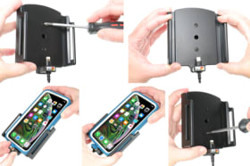 Active holder for fixed installation for Apple iPhone 11 Pro Max