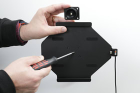Active holder for fixed installation for Apple iPad 11th Gen (2025)
