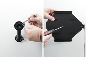 Active holder for fixed installation for Apple iPad 11th Gen (2025)
