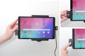 Holder with key-lock for Samsung Galaxy Tab A 10.1 (2019) SM-T510/SM-T515