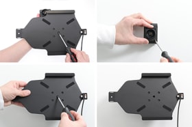 Holder with key-lock for Samsung Galaxy Tab A8 SM-X200/205