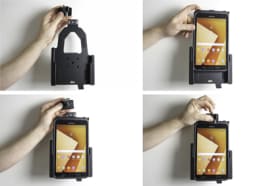 Holder with key-lock for Samsung Galaxy Tab Active 2 SM-T390/SM-T395