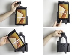 Holder with key-lock for Samsung Galaxy Tab Active 5 SM-X300/SM-X306B