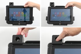 Holder with key-lock for Aava Mobile oona 10