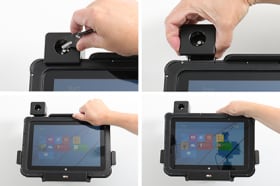 Holder with key-lock for Aava Mobile oona 10