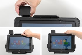 Holder with spring-lock for Aava Mobile oona 10