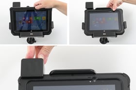 Holder with spring-lock for Aava Mobile oona 8