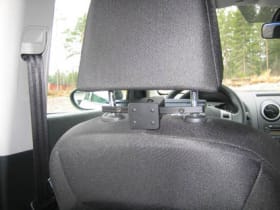 Headrest mount for BMW 5-series F10, F11 10-17 (LHD)