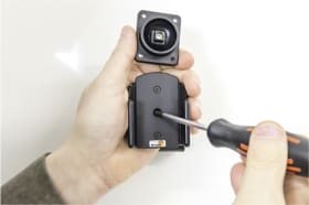 Passive holder with tilt swivel